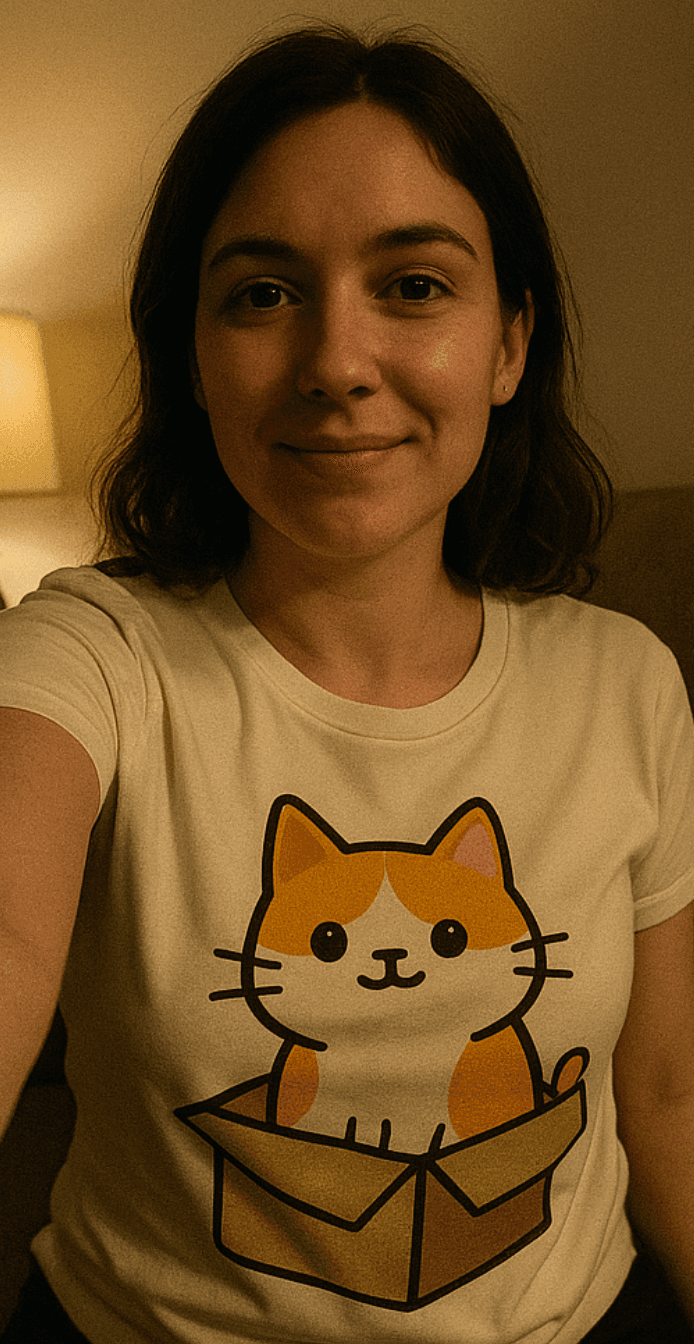 Tereza Svobodová - Tričko s kočičkou v krabičce