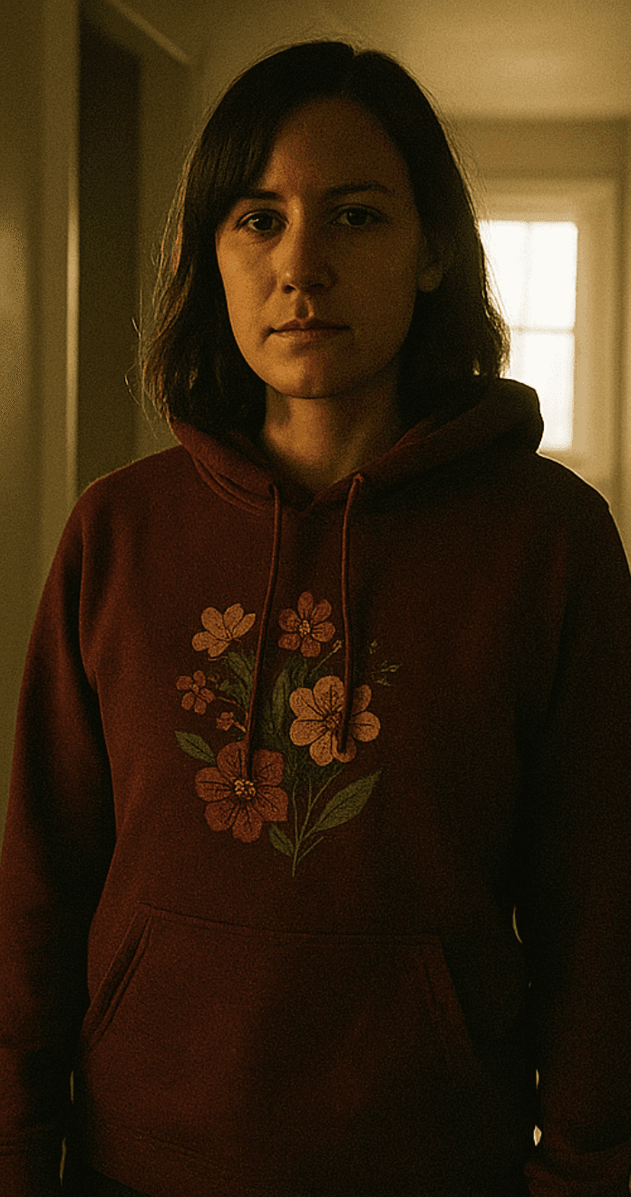 Anna Novákova - Individuální květinový svetr