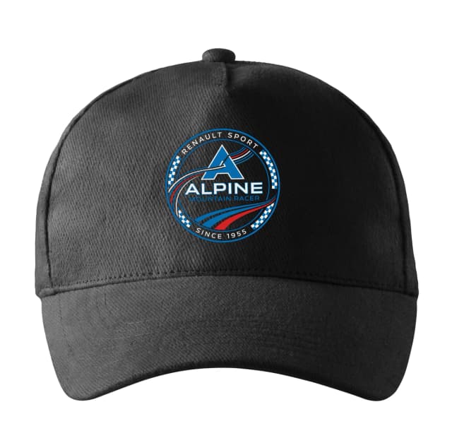 Kšiltovka Alpine Horský Závodník Retro Emblém Renault Sport Odznak Od Roku 1955