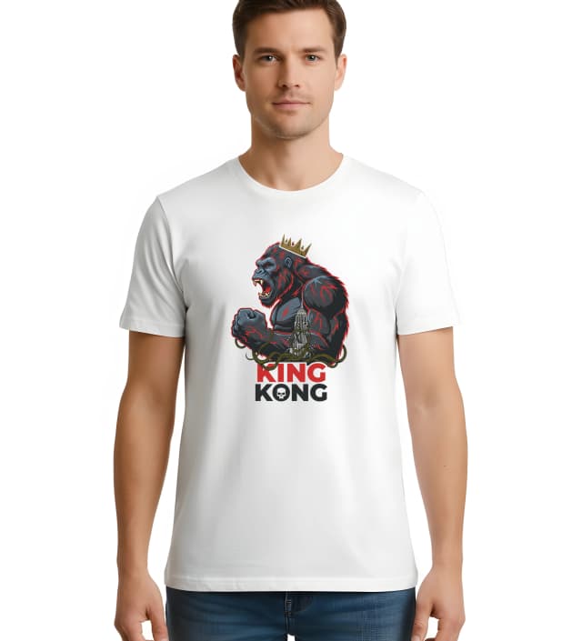 Pánské tričko Královská Síla King Kong Městský Titán S Korunou