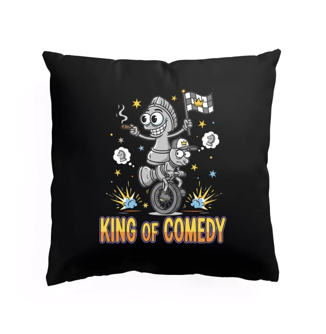 Polštář Šachový Král Komedie Na Jednokolce King Of Comedy