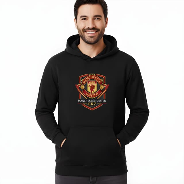 Mikina Královská Červená Vášeň Manchester United Cr7 Pro Fanoušky
