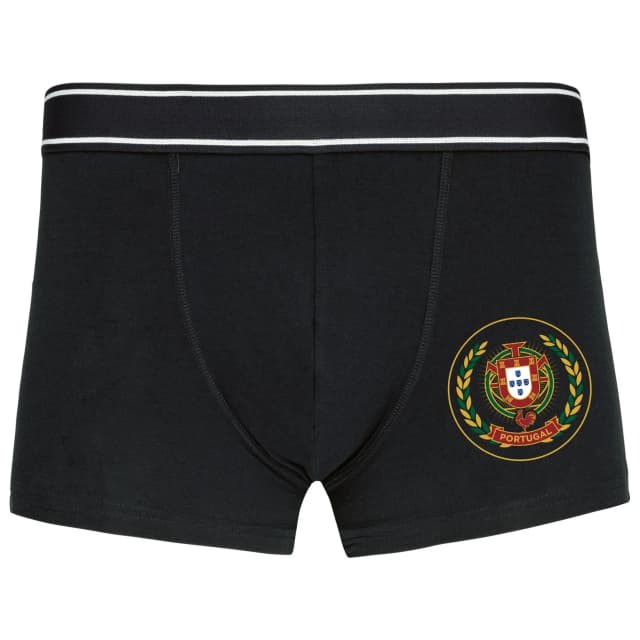 Boxerky Zářivý Štít Portugalska S Věncem A Kohoutem
