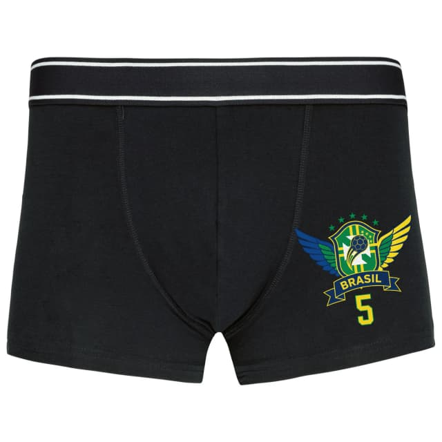 Boxerky Křídla Legendy Brazil Emblém Mistra S Číslem 5