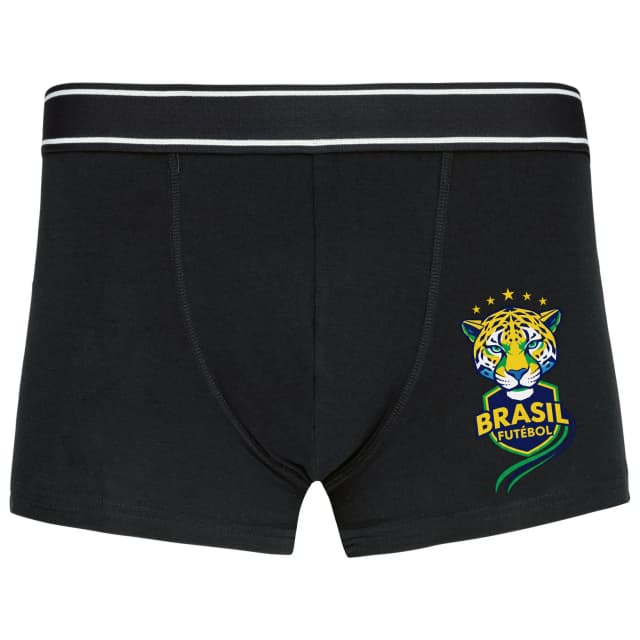 Boxerky Jaguár Brasil Futebol  Tropická Síla Zlaté Hvězdy A Národní Štít