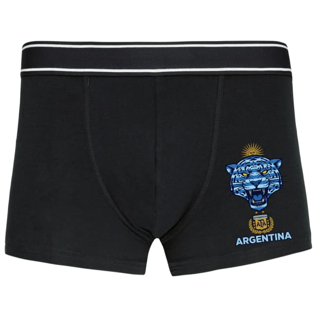 Boxerky Argentina Afa Divoký Modrý Tygr Se Sluncem A Hrdostí