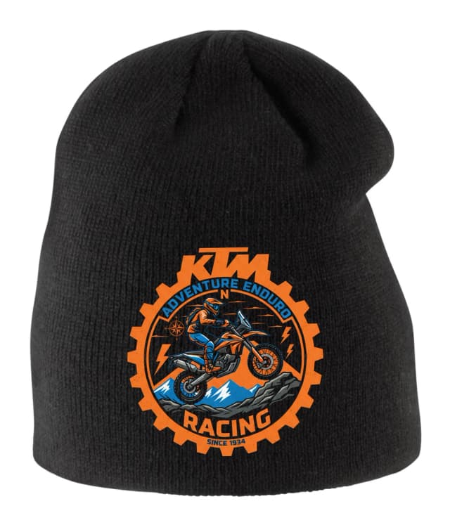 Dětská zimní čepice Ktm Adventure Enduro Racing Horské Dobrodružství A Adrenalin