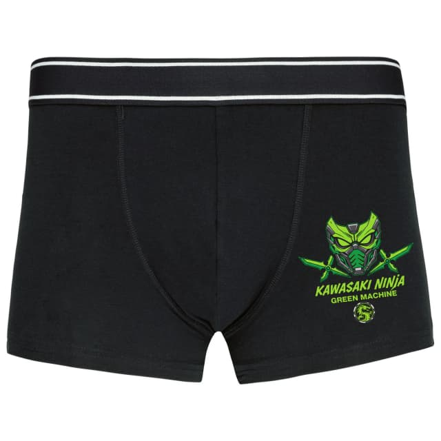 Boxerky Kawasaki Ninja Zelený Maskovaný Drak Se Dvojitými Čepelemi