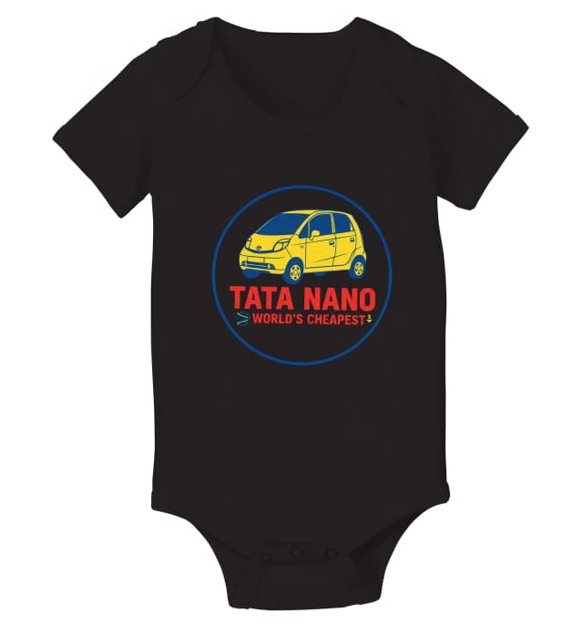 Dětské body Tata Nano Světově Nejlevnější Městská Ikona Žlutého Designu