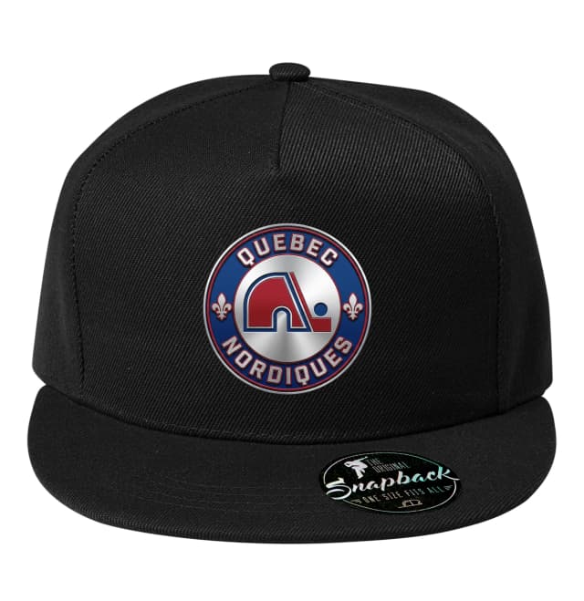 Snapback Klasický Emblém Quebec Nordiques Výjimečná Retro Hokejová Hrdost