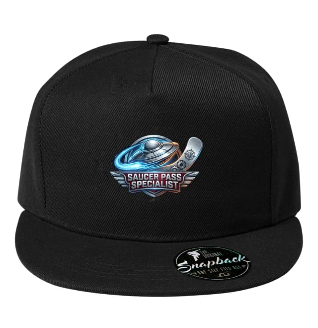 Snapback Mistr Saucer Pass Specialist Kovový Talíř Křídla A Kompas Vítězů