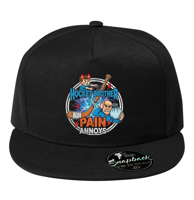 Snapback Hockey Brother V Akci Rozlomená Hokejka Bolest A Otrávený Bratr