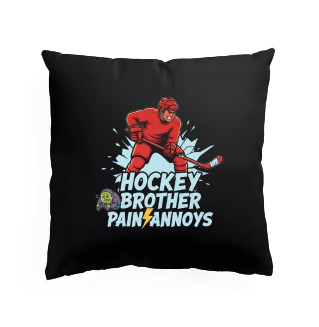 Polštář Hockey Brother Brácha Útočí Led Praská Mladší Trpí