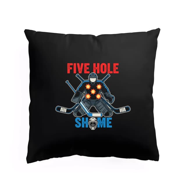 Polštář Five Hole Brankářova Ostuda V Pěti Dírách