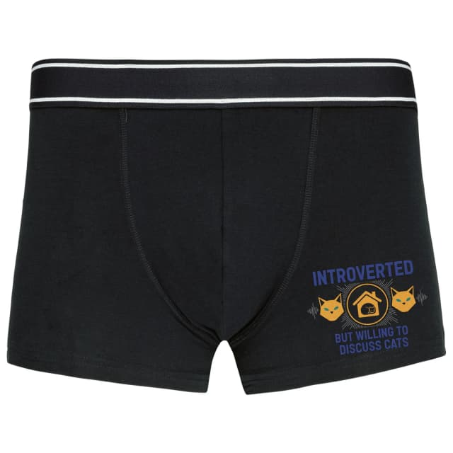 Boxerky Introvertní Doma Ale Ochotný Mluvit O Kočkách