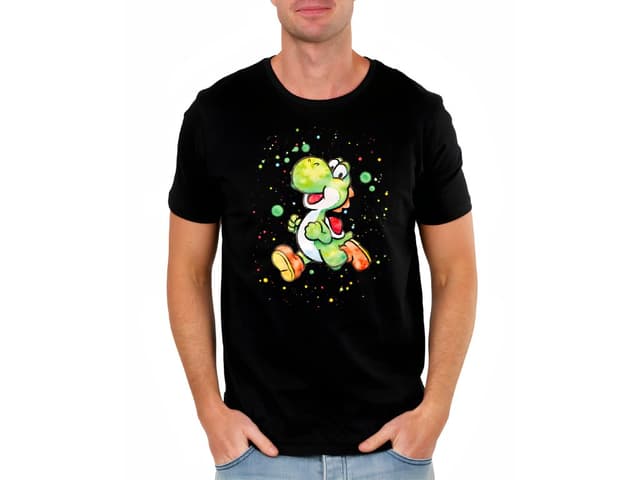 Pánské tričko Yoshi v galaxických barvách