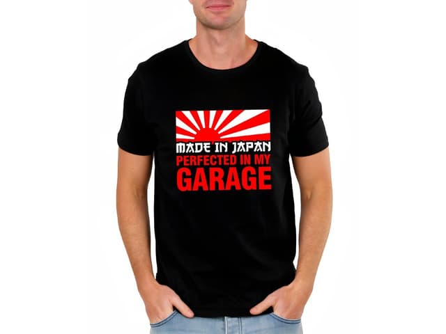 Pánské tričko, Vyrobeno v Japonsku, tuning v garáži
