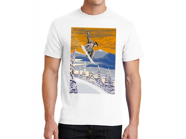 Pánské snowboardové tričko