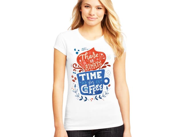 Dámské tričko Čas na kávu