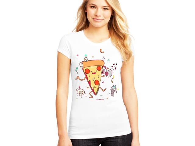 Dámské tričko pizza party