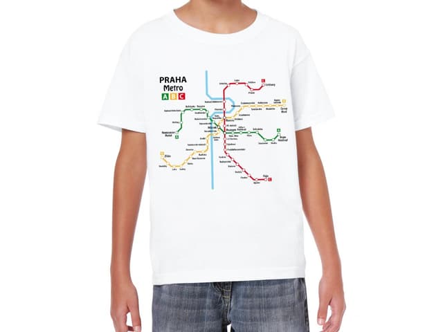 Dětské tričko Pražské metro