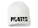 Zimní pletená čepice na pilates
